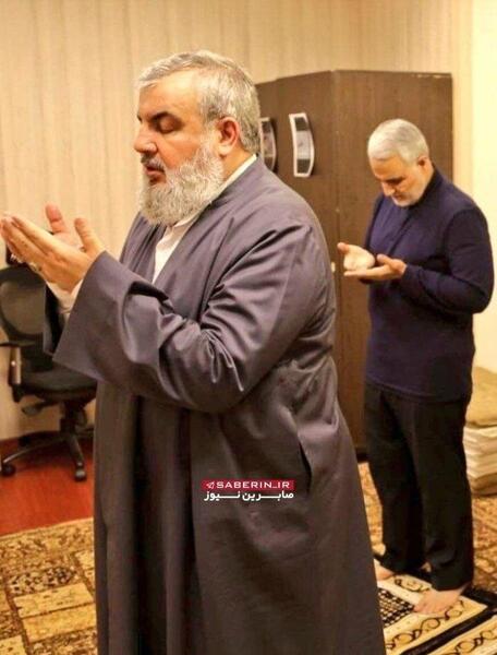 عکس رئیسی و حاج قاسم و سید حسن نصرالله