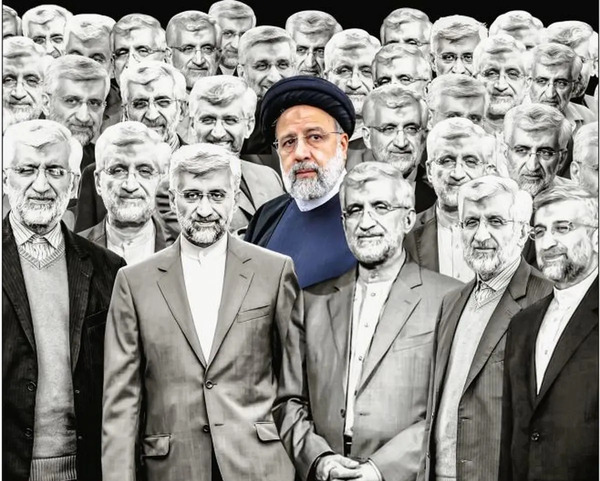 عکس رئیسی و جلیلی کنار هم