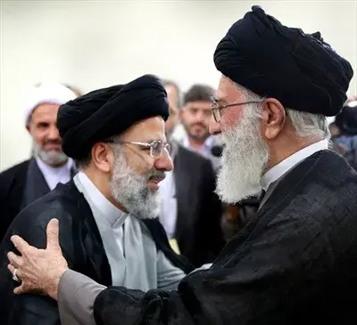 عکس رئیسی و امام خامنه ای