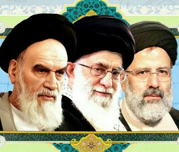 عکس رئیسی و امام خامنه ای