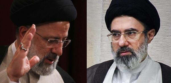 عکس آقای رئیسی و خامنه ای