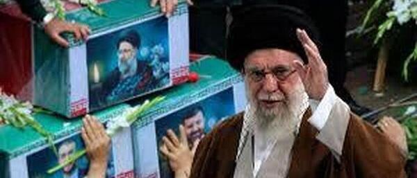 عکس آقای رئیسی و خامنه ای