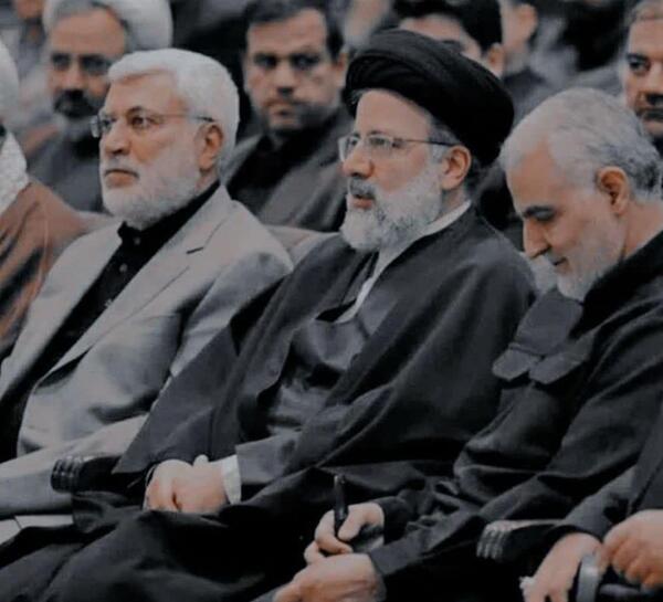 عکس آقای رئیسی و حاج قاسم سلیمانی