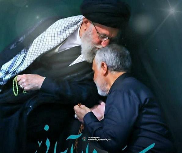 عکس پروفایل آقای رئیسی و حاج قاسم