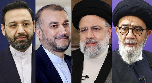 عکس شهید رئیسی با رهبر