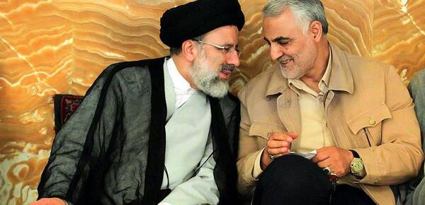 عکس رئیسی با حاج قاسم و ابومهدی