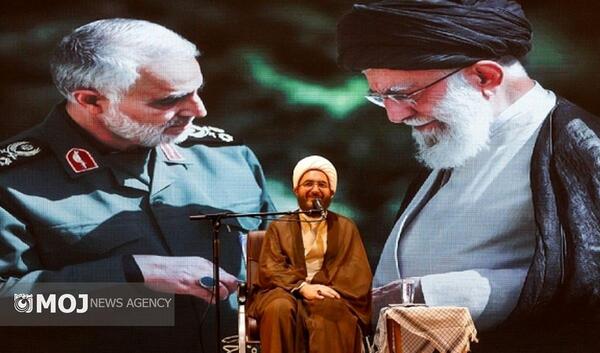 عکس رئیسی با حاج قاسم و ابومهدی