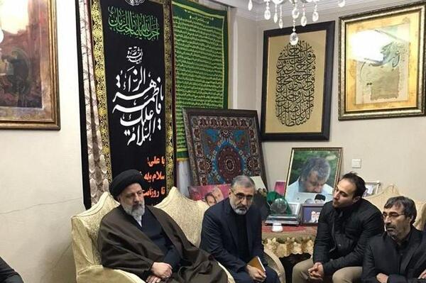 عکس شهید رئیسی با حاج قاسم