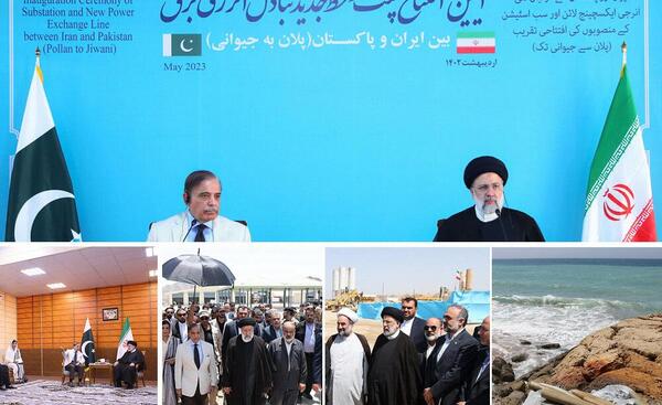 عکس رئیسی در سیل سیستان و بلوچستان