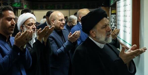 عکس قالیباف و رئیسی