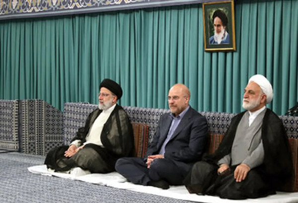 عکس قالیباف و رئیسی