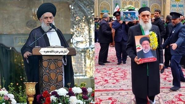 عکس همسر رئیسی در مراسم خاکسپاری