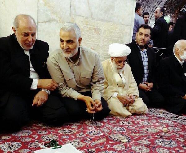 عکس آیت الله رئیسی و حاج قاسم سلیمانی