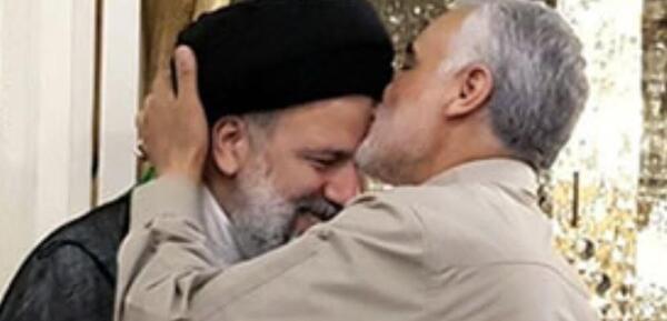 عکس حاج قاسم و رئیسی با کیفیت بالا