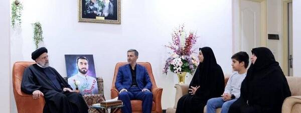 عکس شهید رئیسی و قالیباف