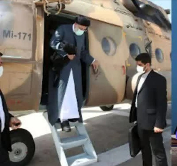 عکس و فیلم از هلیکوپتر رئیسی