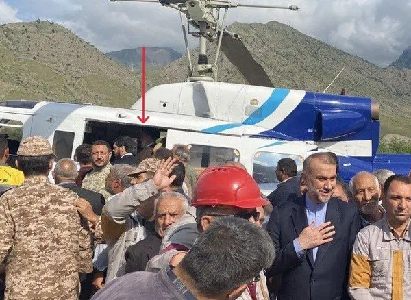 عکس و فیلم از هلیکوپتر رئیسی