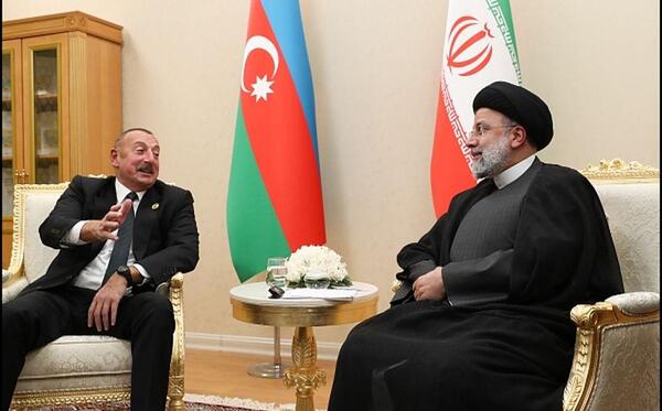 عکس علی اف با رئیسی