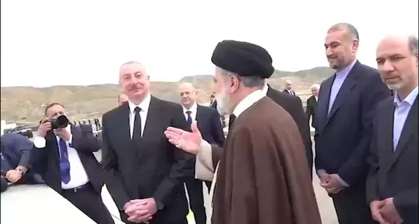 عکس علی اف با رئیسی