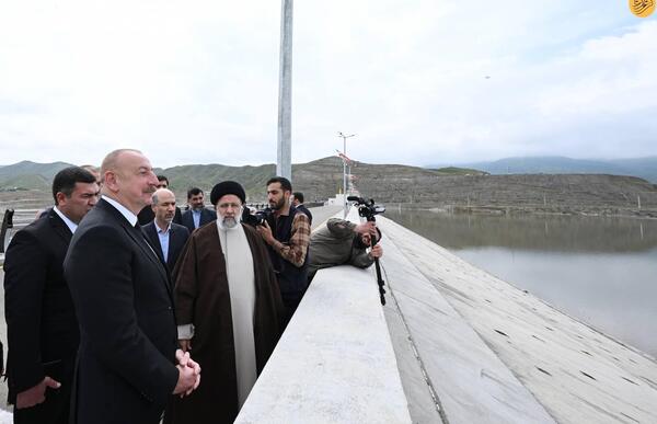 عکس علی اف با رئیسی