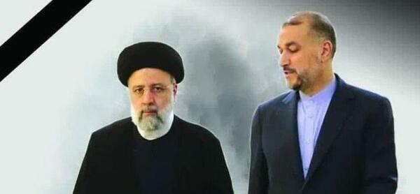 عکس شهید رئیسی و امیر عبداللهیان