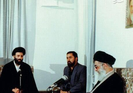 عکس شهید رئیسی و رهبر