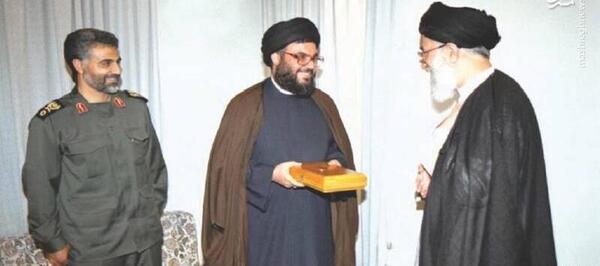 عکس شهید رئیسی و سید حسن نصرالله