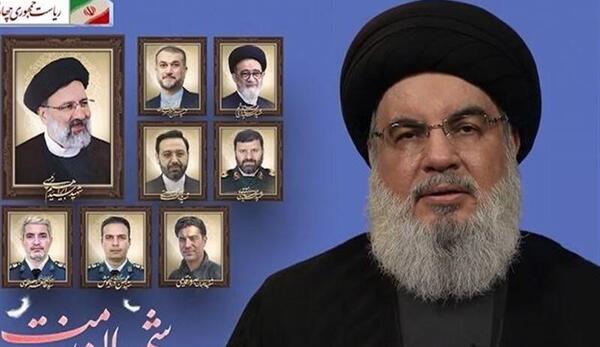 عکس شهید رئیسی و سید حسن نصرالله