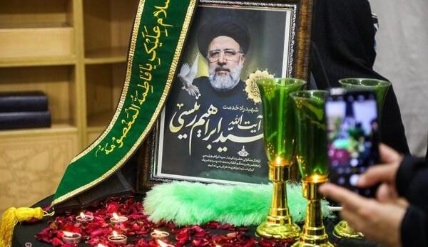عکس سید ابراهیم رئیسی بعد از شهادت