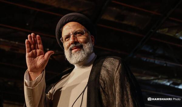 عکس سید ابراهیم رئیسی بعد از شهادت