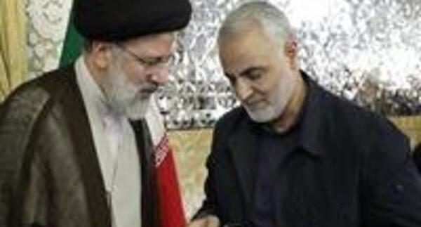 عکس رئیسی قاسم سلیمانی