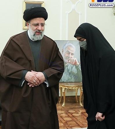 عکس رئیسی با قاسم سلیمانی