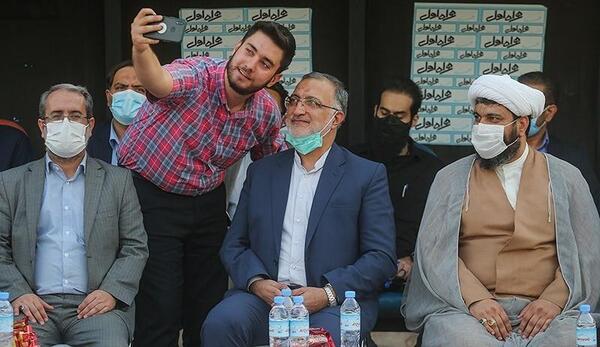 عکس زاکانی و رئیسی