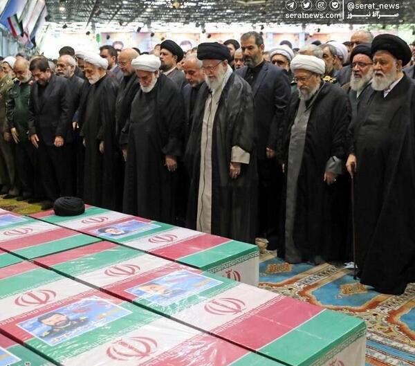 عکس شهید رئیسی کنار رهبر