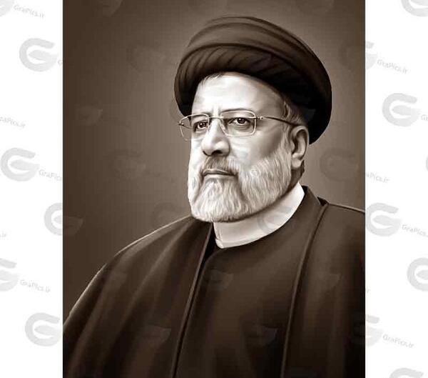 عکس پوستر شهادت رئیسی