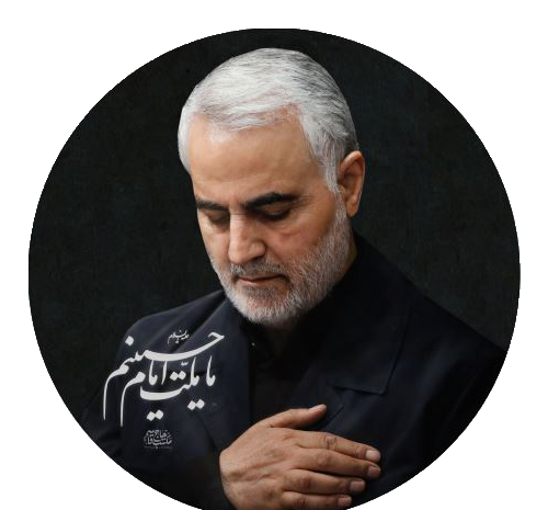 عکس پروفایل رهبر و حاج قاسم و رئیسی