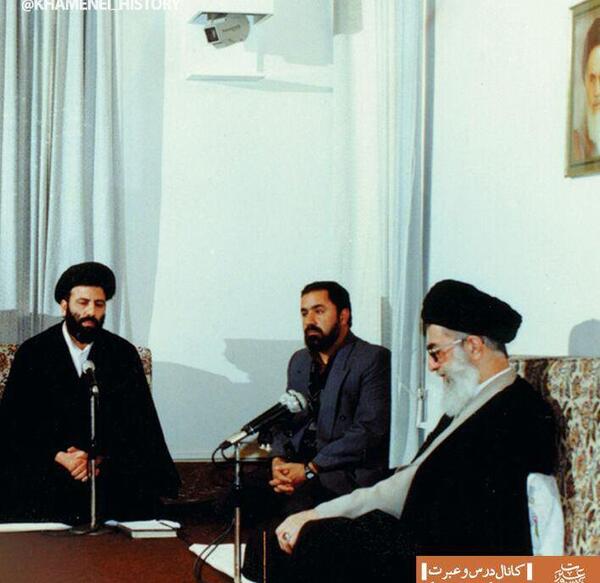 عکس آقای رئیسی و رهبر