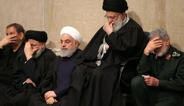 عکس شهید رئیسی با رهبر و سردار سلیمانی