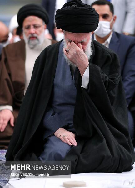 عکس شهید رئیسی و امام خامنه ای