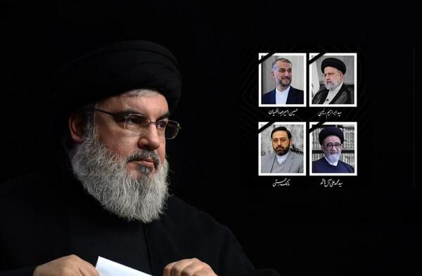 عکس رئیسی و سید حسن نصرالله