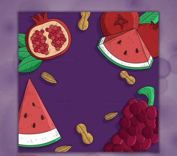 عکس پس زمینه شب یلدا