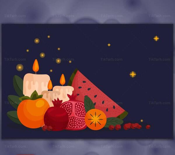 عکس پس زمینه شب یلدا