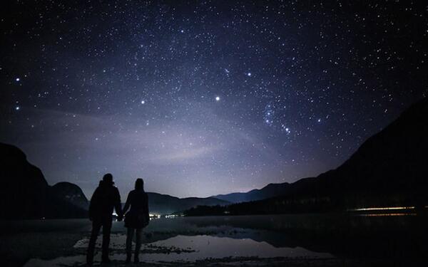 عکس پس زمینه شب پر ستاره