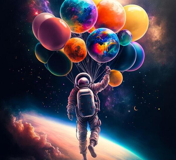 عکس پس زمینه فضایی دخترانه