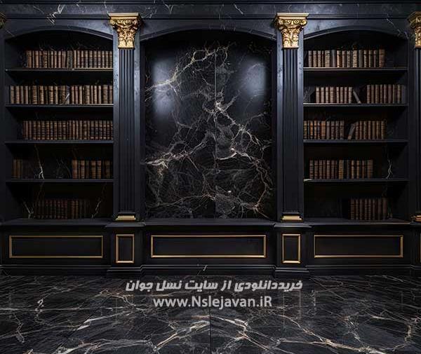 عکس تصویر زمینه کتابخانه
