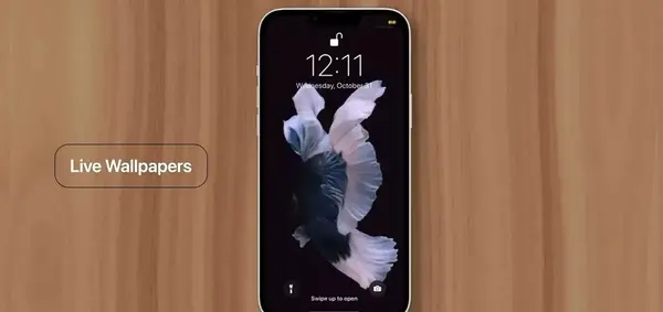 عکس پس زمینه متحرک ایفون