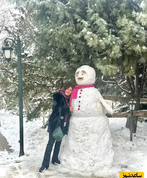 عکس دونفره برفی