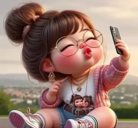 عکس انیمیشنی دختر تنها