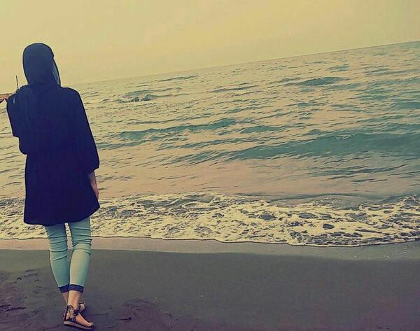 عکس فیک دونفره لب دریا