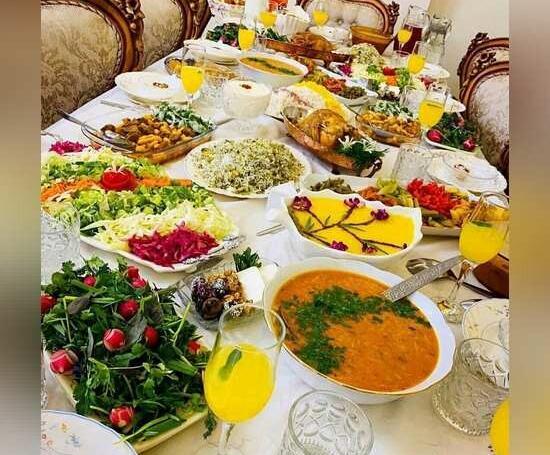 عکس غذای دونفره عاشقانه